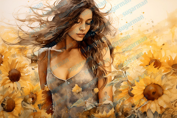 stevesugarman_intricate_watercolor_painting_of_a_woman_in_a_fie_27899196-d431-4f48-8254-e4d284a68261